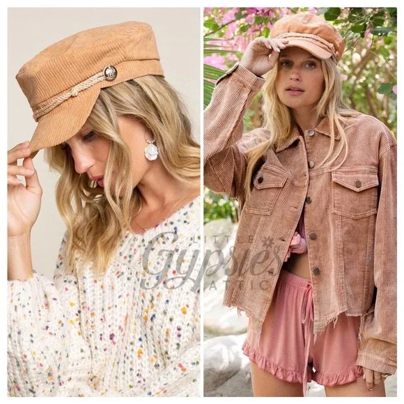 POL Newsboy Must Have Corduroy Hat - Picture 5 of 12